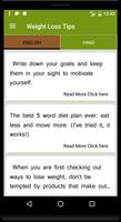 Weight Loss Tips Screenshot 1