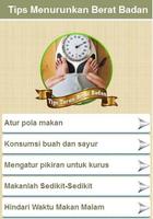 برنامه‌نما Tips Turun Berat Badan عکس از صفحه