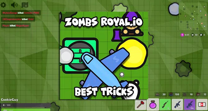 How to PRO! 2  ZombsRoyale.io 