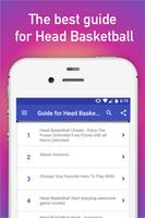 Guide for Head Basketball tips poster