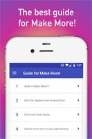 Guide for Make More tips cheat Affiche