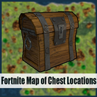 Fortnite Map with Chests locations Zeichen