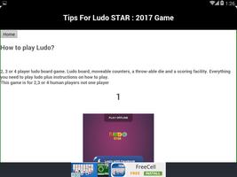 Tips For Ludo STAR 2017 screenshot 2