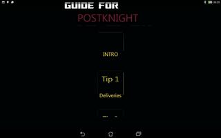 1 Schermata GUIDE TIPS for Postknight