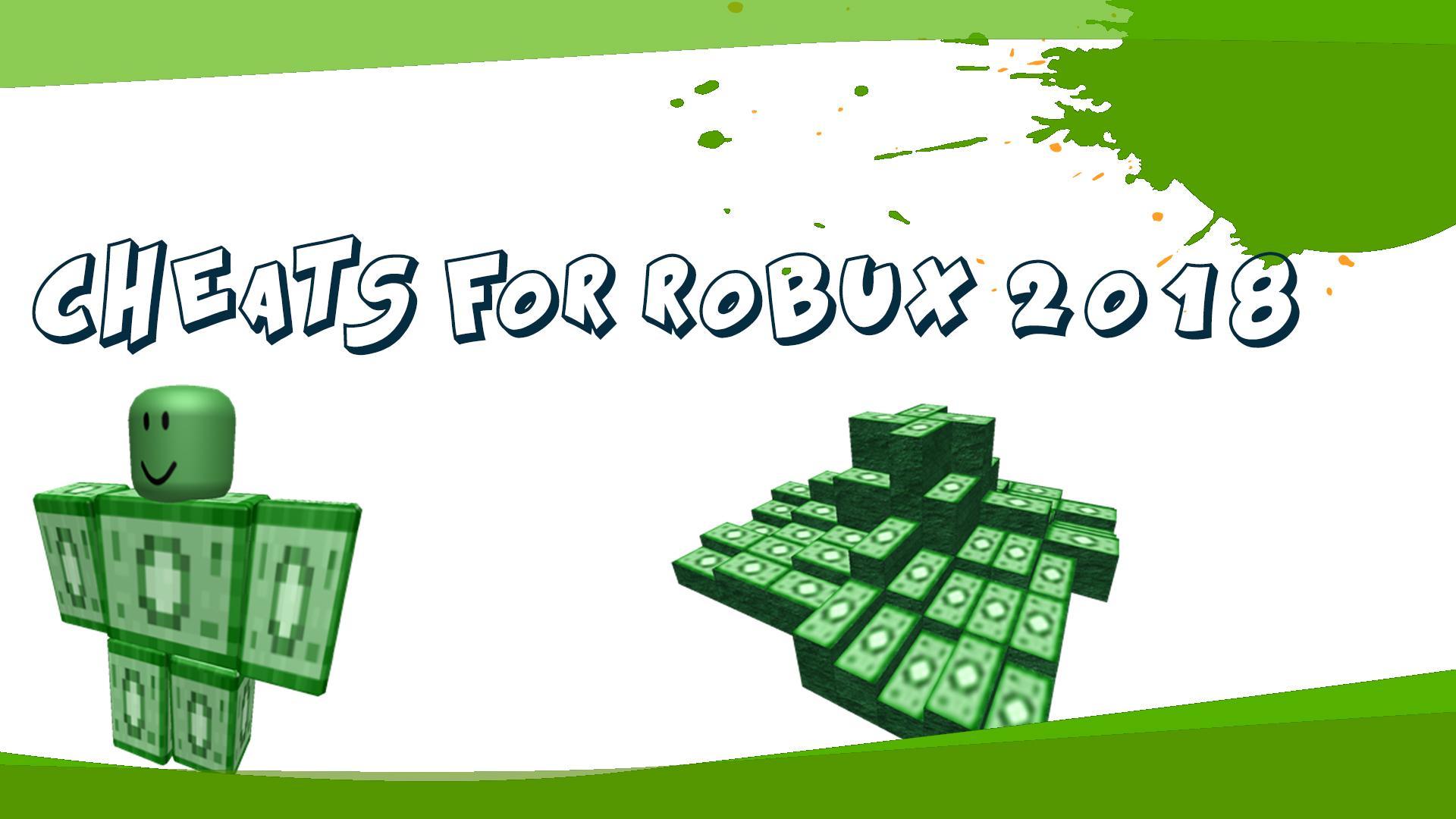 Tips For Robux And Roblox 2018 For Android Apk Download - roblox hacks for robux 2018 apk