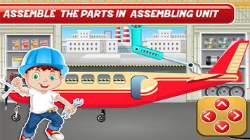 Airplane Builder Factory Games capture d'écran 2