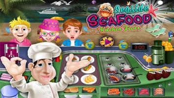 Seaside Seafood Kitchen Fever Affiche