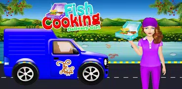 Fish Cooking Delivery Girl