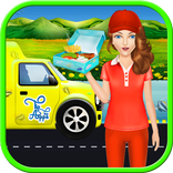 Fish Cooking Delivery Girl