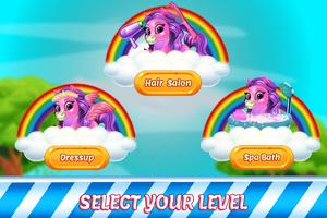 Pink Baby Pony MakeUp & Care Game capture d'écran 1