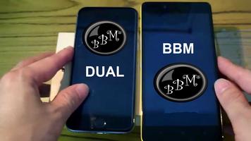 Dual BBM® Terbaru الملصق