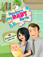 Little Newborn Baby Birth poster