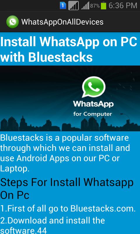 Install WhatsApp On AllDevices for Android - APK Download