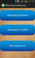 Install WhatsApp On AllDevices Poster