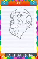 How to Draw Mr Bean Cartoon स्क्रीनशॉट 1