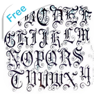 Tattoo Font Style-icoon