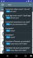 Français Phrase book capture d'écran 2