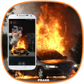 Dude your car on fire prank