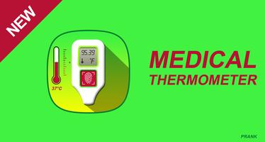 thermomètre médical Affiche