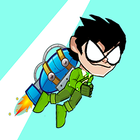 Titans Go Rocket Fly Game-icoon