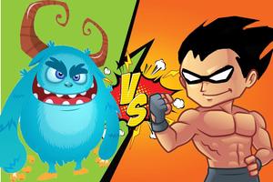 Titans go against monsters dash screenshot 2