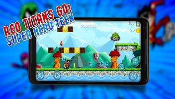 Red Titans Go!  Robin Hero Teeny تصوير الشاشة 1
