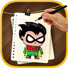 Drawing Book Titans Go icône