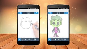 Drawing Book Titans Go screenshot 3