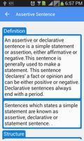 Sentence with Exercise imagem de tela 2