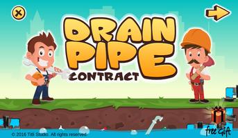 Drain Pipe:Plumber Game Affiche