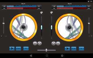 DJ Mixer Mobile Affiche