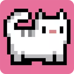 Cat-A-Pult: toss 8-bit kittens APK download