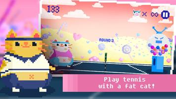 Candy Cat Tennis – 8-bit bash 海報
