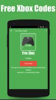 Free Xbox Codes पोस्टर