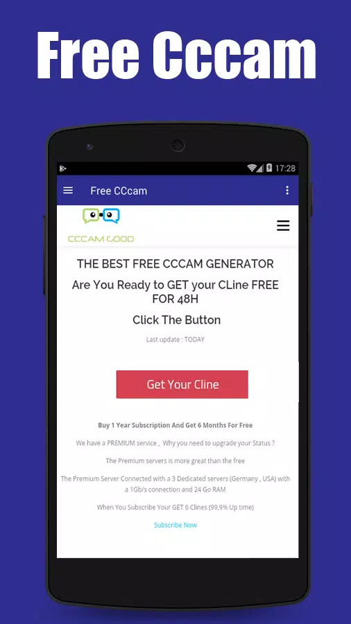 Free Cccam APK pour Android Télécharger