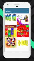 Happy Holi Wishes GIF (HD) syot layar 1