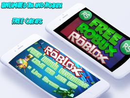 Tix Robux For roblox-Prank پوسٹر