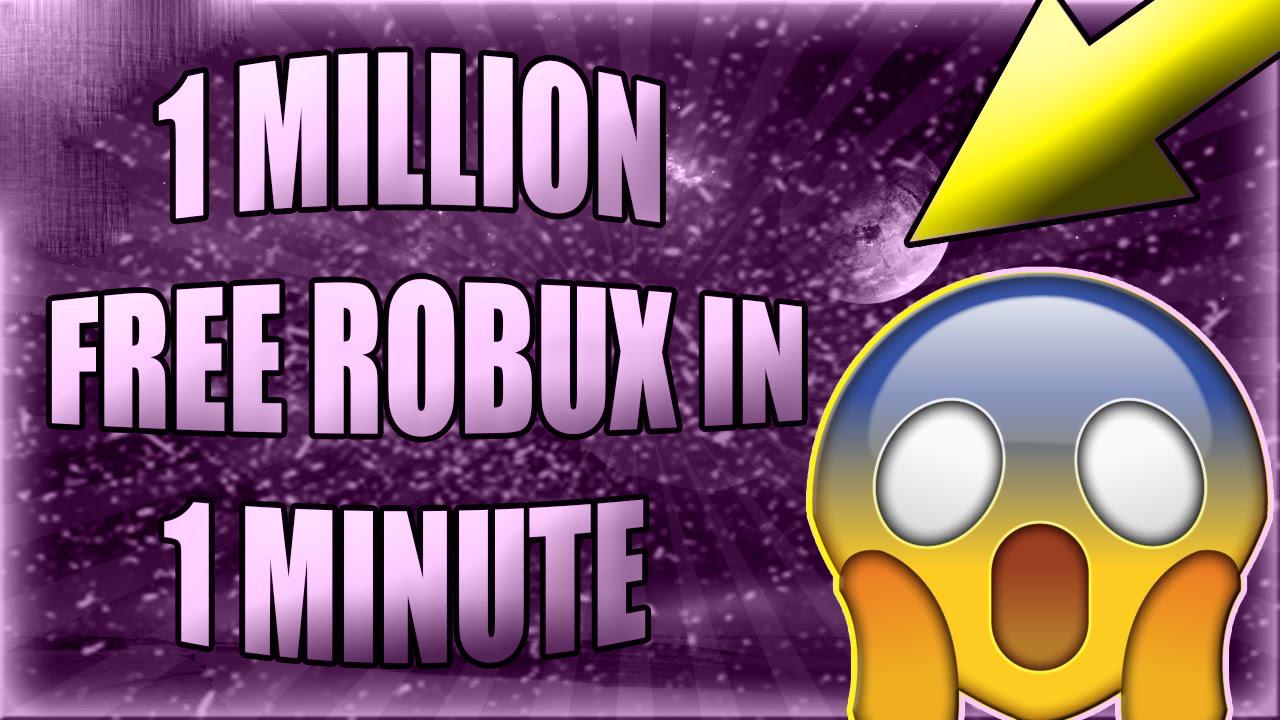 1 Million Robux Hack Free Robux Hack No Human Verification Youtube Tv - 5 ways to get 1 million robux unlimited free robux