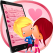 День Святого Валентина Любовь к SMS Plus
