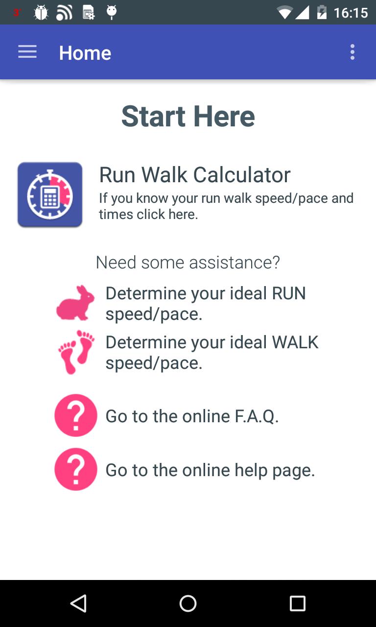 Run Walk Calculator APK for Android Download