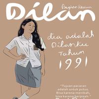 Novel Dilan 1991 Affiche