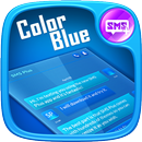 SMS Plus Color Blue Theme APK