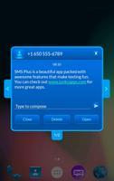 SMS Plus Color Blue اسکرین شاٹ 2