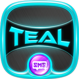 SMS Plus Cool Teal Blue Theme icon