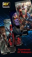 Superheroes Infinity Wars 4K Wallpapers โปสเตอร์