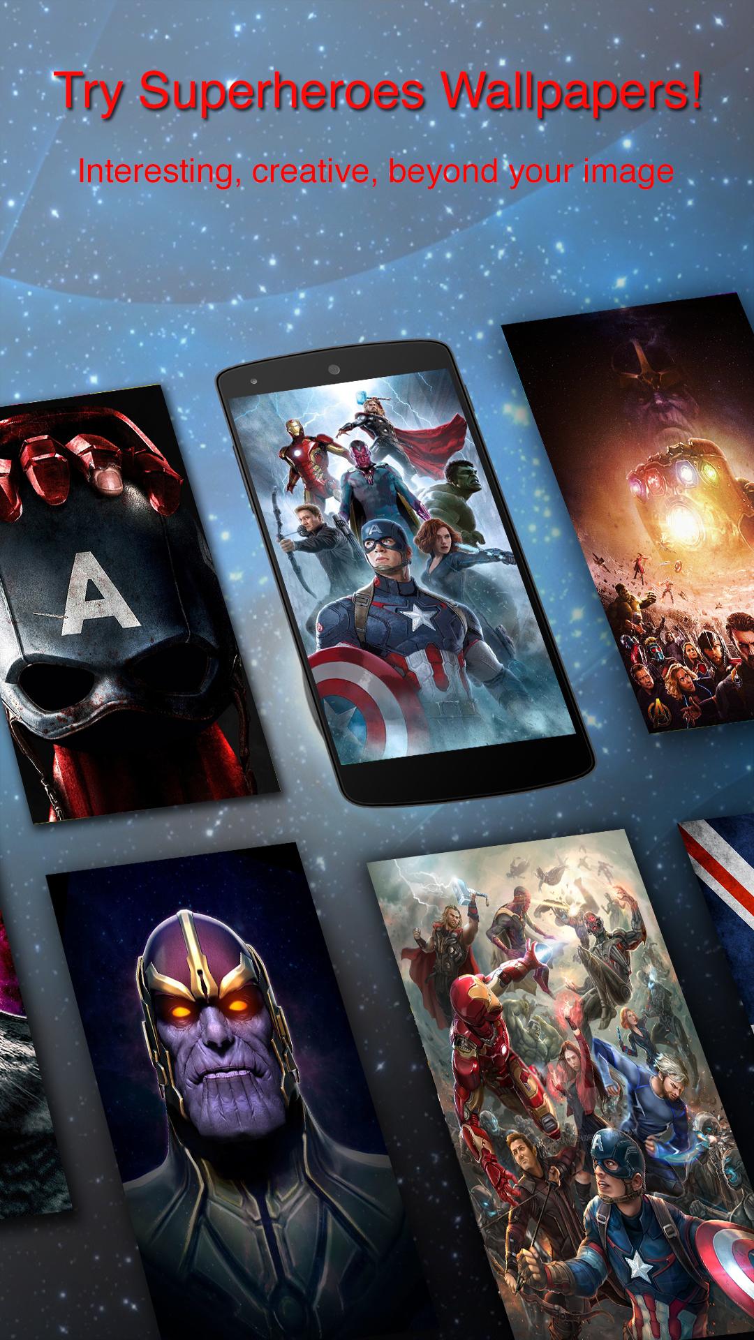 Android 用の スーパーヒーローズ無限戦壁紙4k Hd Apk をダウンロード