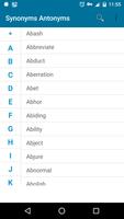 English Synonym Dictionary Offline الملصق