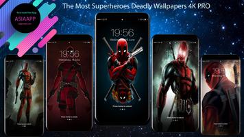 Superheroes Deadpool 4K Wallpapers HD স্ক্রিনশট 2