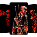 Superbohaterowie Deadpool AMOLED Tapety 4K | HD aplikacja