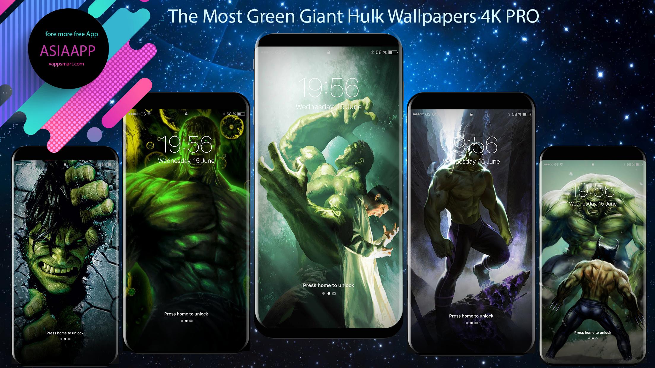 Android 用の 緑の巨大なハルクの壁紙hd 4k Apk をダウンロード